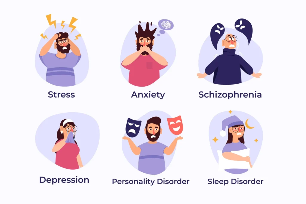 emotional signs related to stress such as anxiety sadness irritability and mood swings
